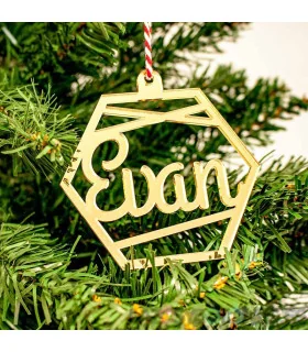 BOLA NAVIDAD - MOD. HEXÁGONO