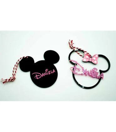 COMBO DE BOLAS DE NAVIDAD MINNIE MOUSE