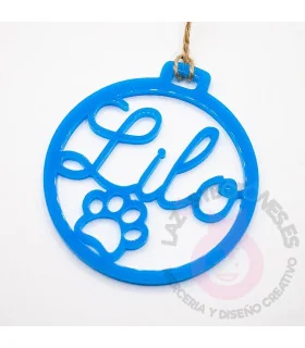 BOLA DE NAVIDAD - MOD. HUELLAS