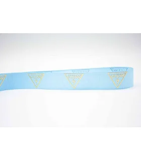 GUESS LOGO - Azul bebé/Oro 25mm