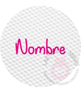 BORDADO MOD. PIQUÉ LISO - NOMBRE O INICIAL