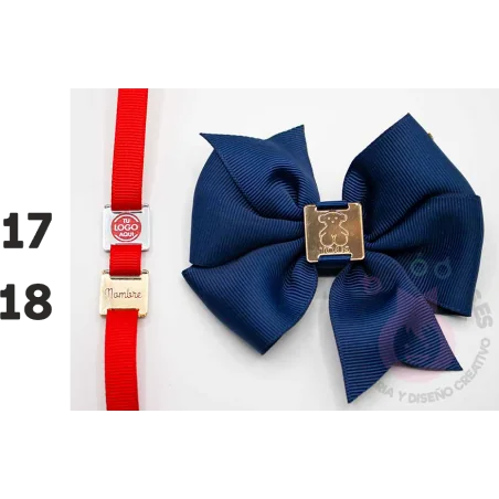 RESINA CENTRO PARA LAZOS PERSONALIZADA - VARIOS COLORES