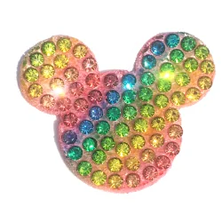 MINNIE MICKEY STRASS ARCOIRIS - 30mm