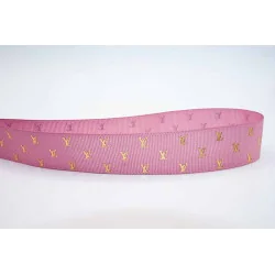 Louis Vuitton LOGO Rosa maquillaje/ORO 25MM