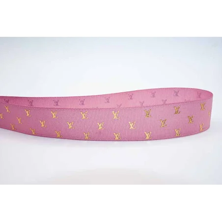 Louis Vuitton LOGO Rosa maquillaje/ORO 25MM