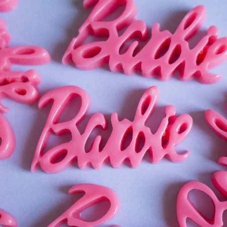 Resina Barbie Fucsia 44*24mm