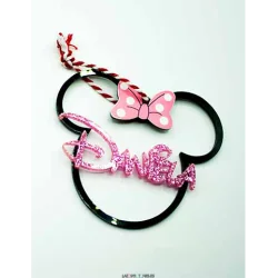 BOLA DE NAVIDAD - MOD. MINNIE NOMBRE RELIEVE