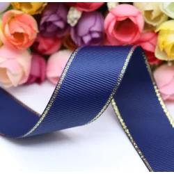 Cinta grosgrain HILO DORADO 25mm - Marino