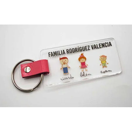 Llavero PERSONALIZADO - Familia Palito
