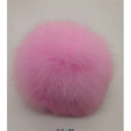 Pompón de pelo sintético 50mm - Varios colores