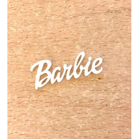 RESINA MOD. BARBIE LOGO 2 - VARIOS COLORES