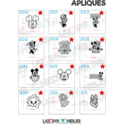 APLIQUE - RESINA PERSONAJES 2