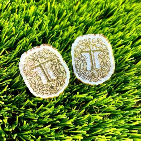 APLIQUE - RESINA MOD. VERA CRUZ - VARIOS COLORES