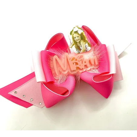 APLIQUE - RESINA CON IMAGEN Y NOMBRE