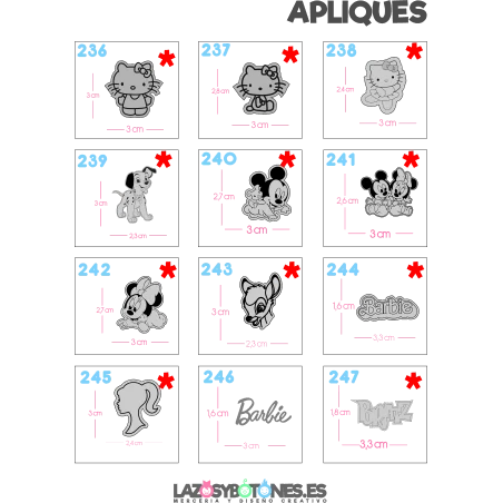 APLIQUE RESINA DOBLE PARA LAZOS CON IMAGEN Y NOMBRE