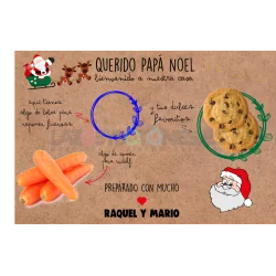 BANDEJA IMPRESA - MOD. PAPA NOEL - SANTA CLAUS 2