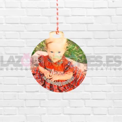 BOLA DE NAVIDAD CON FOTO 2