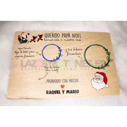 BANDEJA IMPRESA - MOD. PAPA NOEL - SANTA CLAUS