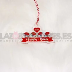 BOLA NAVIDAD - MOD. FAMILIA PAPA NOEL