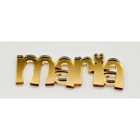 APLIQUE RESINA NOMBRE PARA LAZOS - VARIOS COLORES - LETRA 1