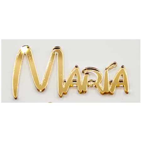 APLIQUE RESINA NOMBRE PARA LAZOS - VARIOS COLORES - LETRA 2