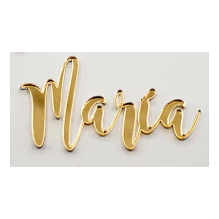 APLIQUE RESINA NOMBRE PARA LAZOS - VARIOS COLORES - LETRA 3