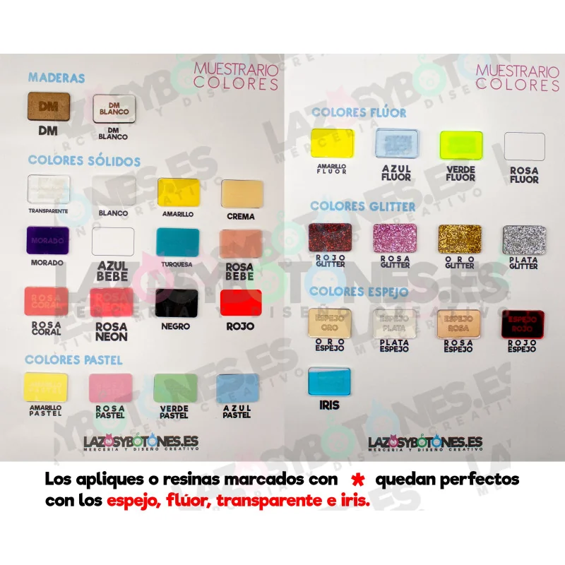 APLIQUE - RESINA PERSONAJES