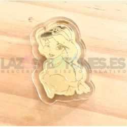 APLIQUE RESINA DOBLE - PERSONAJES