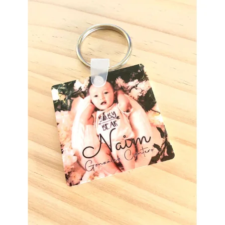 LLAVERO CUADRADO PERSONALIZADO - 50mm