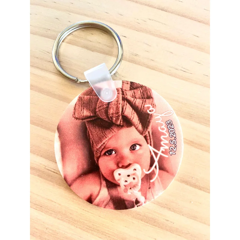 LLAVERO REDONDO PERSONALIZADO - 50mm