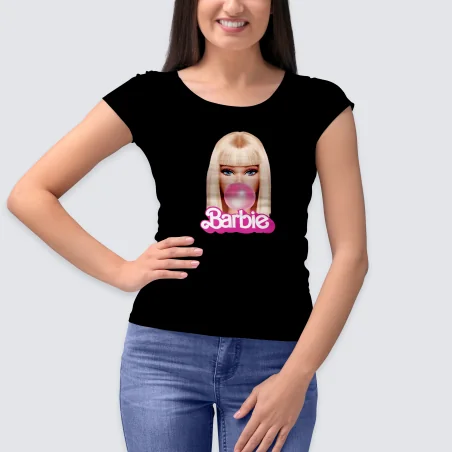 PEGATINA PARA ROPA A TODO COLOR - BARBIE CHICLE
