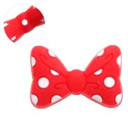ENTREPIEZA SILICONA LAZO MINNIE - ROJO