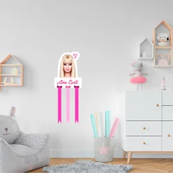PORTA LAZOS PERSONALIZADO - BARBIE 