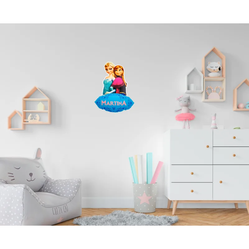 LETRERO DE MADERA - FROZEN