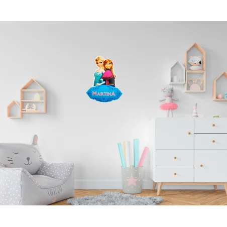 LETRERO DE MADERA - FROZEN