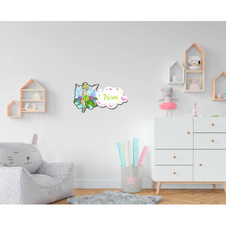 LETRERO DE MADERA - CAMPANILLA