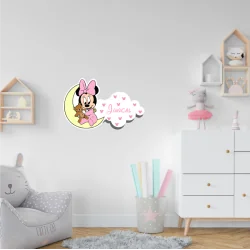LETRERO DE MADERA - MINNIE BABY