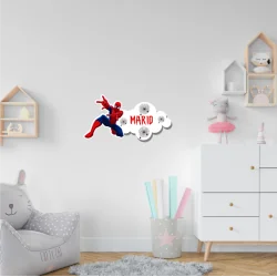 LETRERO DE MADERA - SPIDERMAN