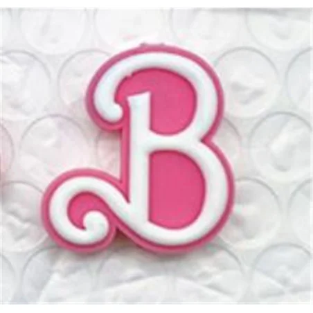 FIGURA SILICONA B DE BARBIE - 30MM