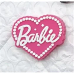 FIGURA SILICONA CORAZÓN DE BARBIE - 30MM