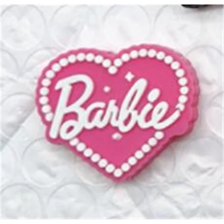 FIGURA SILICONA CORAZÓN DE BARBIE - 30MM