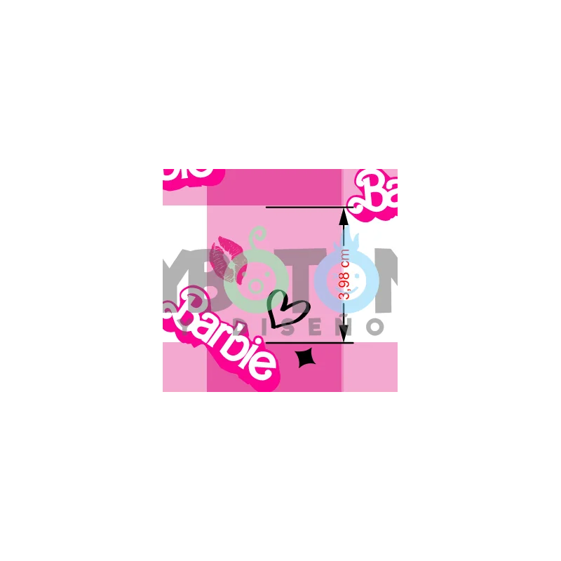 ¡PREVENTA! Tela Barbie Vichy - 145cm/ancho