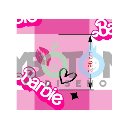 ¡PREVENTA! Tela Barbie Vichy - 145cm/ancho