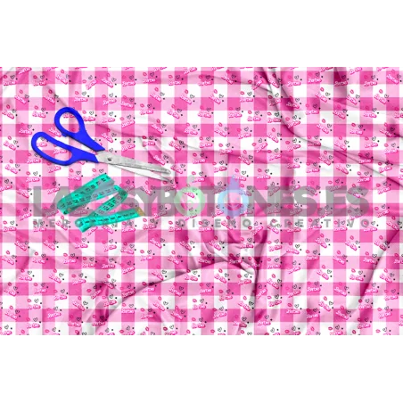 ¡PREVENTA! Tela Barbie Vichy - 145cm/ancho