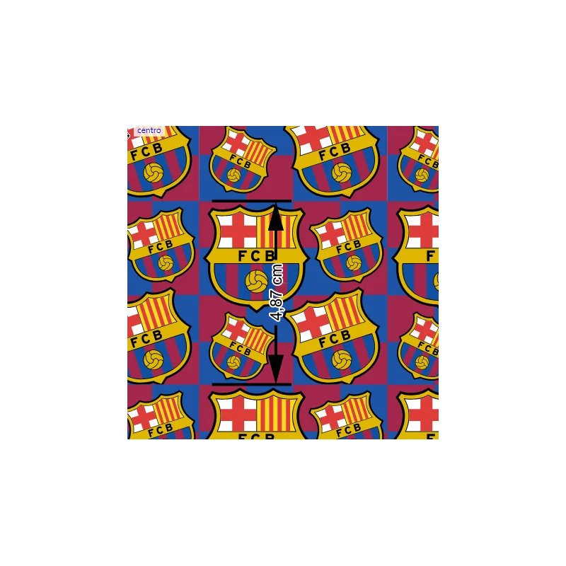 ¡PREVENTA! Tela Barça Barcelona - 150cm/ancho
