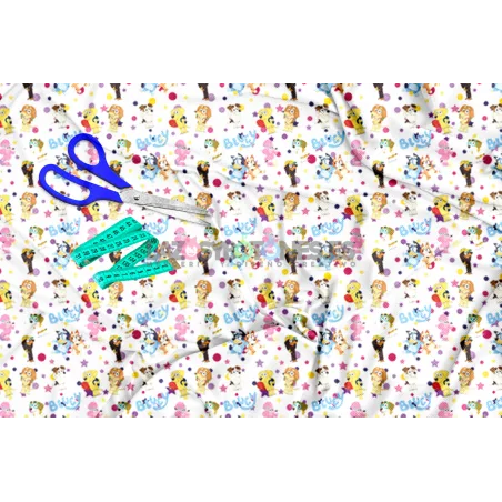 ¡PREVENTA! Tela Bluey - 150cm/ancho