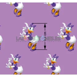 ¡PREVENTA! Tela Daisy Lila - 150cm/ancho 2