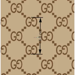 ¡PREVENTA! Tela Gucci Camel - 150cm/ancho 2