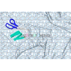 ¡PREVENTA! Tela Guess Azul Bebé - 150cm/ancho