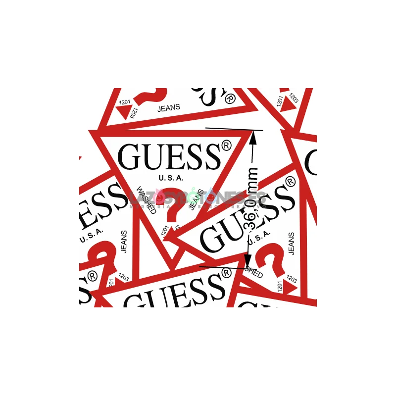¡PREVENTA! Tela Guess Azul Bebé - 150cm/ancho